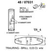 Skisse av hvitt gull 9 kt, 5 mm. Smart line - 24807031