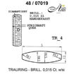 Skisse av gull 9 kt, 5 mm. Smart line - 24807019