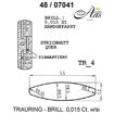 Skisse av hvitt gull 9 kt, 5.5 mm. Smart line - 24807041