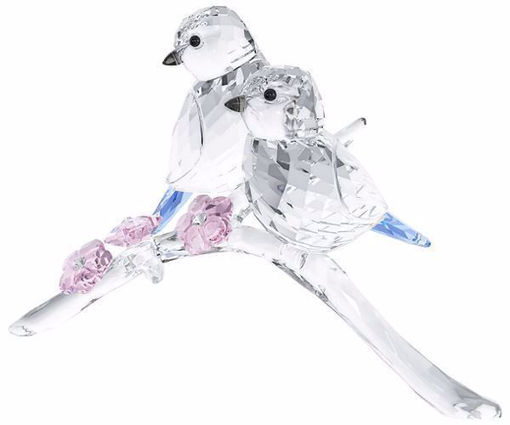 Swarovski figurer. Blue Tits Bird Couple - 5004727