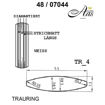 Skisse av hvitt gull 14 kt, 5.5 mm. Smart line - 4807044