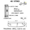 Skisse av hvitt gull 9 kt, 5.5 mm. Smart line - 248070631