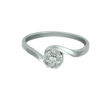 Diamantring i hvitt gull med 0,15 ct W-Si-1002159