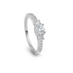 Diamantring - frierring i hvitt gull med 0,43 ct TW-Si-11990043