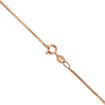 Veneziansk kjede 42 cm / 0,9 mm forgylt med rosé gull - 14104142
