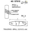 Skisse av rødt gull 14 kt, 5 mm. Smart line - 2480701500