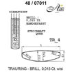 Skisse av rødt gull 9 kt, 5 mm. Smart line - 2480701100