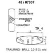 Skisse av gull 14 kt, 4.5 mm. Smart line - 4807007