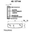 Bilde av Gifteringer i hvitt og rødt  gull 9kt, 4.5 mm. Slim  line - 24807143