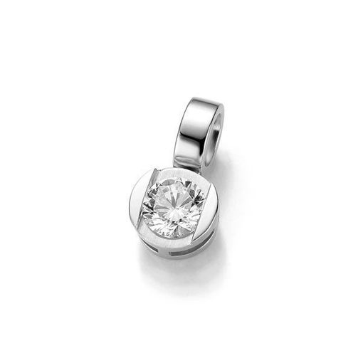 Diamantsmykke i gull med 0,25 ct W-Si -3103928