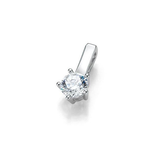 Diamantsmykke i gull med 0,25 ct W-Si -3103925