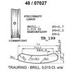 Skisse av gult gull 14 kt, 5.5 mm. Smart line - 4807027