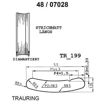 Skisse av gult gull 14 kt, 5.5 mm. Smart line - 4807028