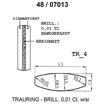 Skisse av gifteringer fra Breuning gult gull 9kt.Smart  line  -  24807013