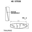 Skisse av gult gull 14 kt, 4.5 mm. Smart line - 48070380