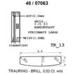 Skisse av hvitt og gult gull 14 kt, 5.5 mm. Smart line - 48070630