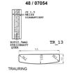 Skisse av hvitt og rødt gull 14 kt, 5.5 mm. Smart line - 48070541