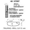 Skisse av hvitt og rødt gul gull 9 kt, 3 mm. Smart line - 4807097