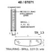 Skisse av hvitt og rødt gull 14 kt, 5 mm. Smart line - 4807071