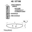 Skisse av hvitt og rødt gull 14 kt, 5 mm. Smart line - 4807106