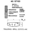 Skisse av hvitt gull 14 kt, 4 mm. Smart line - 480710300