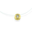 Diamantsmykke i gull med 0,05 ct -3103931