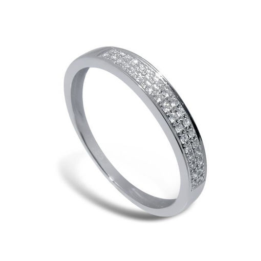 Diamantring i hvitt gull med 0,08 ct W-Si-3307008