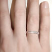 Diamantring i hvitt gull med 0,25 ct W-Si-AR01141