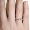 Diamantring i hvitt gull med 0,35 ct W-Si-AR10790