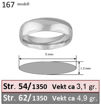 Giftering & diamantring 0,38 ct w-si i hvitt gull 14kt