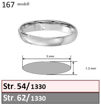 Bilde av Giftering & diamantring Iselin 0,07ct hvitt gull, 3 mm - 1330-8501007