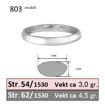 Bilde av Giftering & diamantring Iselin 0,30ct hvitt gull, 3 mm - 1530-8503010