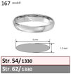 Bilde av Giftering & diamantring 0,23 ct hvitt gull, 3 mm - 1330-AR01141