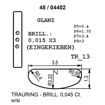 Gifteringer i gult gull 14kt fra Breuning. PROFIL LIGHT 