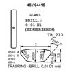 Gifteringer i gult gull 14kt fra Breuning. PROFIL LIGHT