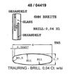 Gifteringer i gult gull 14kt fra Breuning. PROFIL LIGHT