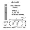 Gifteringer i hvitt gull 14kt fra Breuning. PROFIL LIGHT 