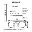 Gifteringer i hvitt gull 14kt fra Breuning. PROFIL LIGHT