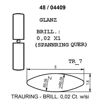 Gifteringer i hvitt gull 14kt fra Breuning. PROFIL LIGHT