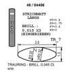 Gifteringer i hvitt gull 9kt fra Breuning. PROFIL LIGHT