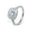 Diamantring i hvitt gull med 0,69 ct W-Si -1382668