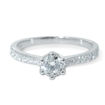 Diamantring i hvitt gull med 0,51 ct W-Si -1382657