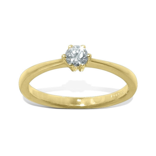 Diamantring Frøya med 0,15 ct W-Si-3106015