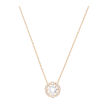 Swarovski collier. Sparkling Dance Round Necklace, White-5272364