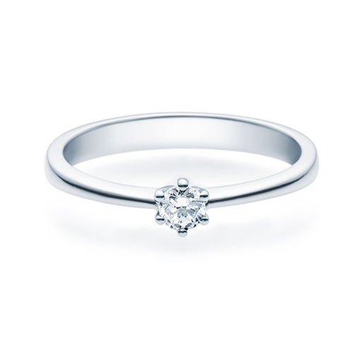 Enstens diamantring Diona 14 kt hvitt gull med 0,16 ct TW-Si.Magic Moments -18001016