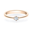 Enstens diamantring Diona rødt gull med 0,16 ct TW-Si.Magic Moments - 18001016