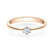 Enstens diamantring Diona rødt gull med 0,16 ct TW-Si.Magic Moments - 18001016