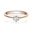 Enstens diamantring Diona 14 kt rødt gull med 0,25 ct TW-Si.Magic Moments -18001025