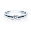 Enstens diamantring med 0,30 ct TW-Si i platina -18005030pt