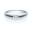 Enstens diamantring med 0,50 ct TW-Si i platina -18006050pt